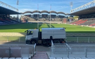 Balayage du stade de Gerland